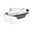 thumbnail image 2 of Whirlpool Corner Bathtub white 59.05″ x 59.05″ with Heater – Ibiza, 2 of 6