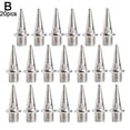thumbnail image 1 of 20 Pcs Pointes de Chaussures de Piste Clous de Chaussures de Course Prise Améliorée Accessoires de Sport en Pyramide, 1 of 7