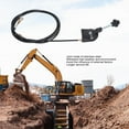 thumbnail image 4 of Excavator Throttle Cable, PU Tube Non Deform Quick Response Excavator Manual Throttle Control Cable 4meter Replacement  for Mixer, 4 of 7