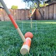 thumbnail image 4 of GoSports Standard Backyard Outdoor 6 Person Lawn Kid and Adult Croquet Game Set, 4 of 5