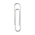 Pen+Gear Jumbo Smooth Paper Clips, Silver, 100 Count