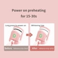 thumbnail image 3 of Electric Heated Eyelash Curler for Women – USB Rechargeable Heated Lash Curler with Quick Heat-Up, Multi-Temp Settings, 24H Natural Curl, Anti-Scald Silicone, Portable Makeup Tool, Pink, 3 of 6
