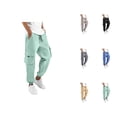 thumbnail image 1 of Cargo Pants for Men 2025 Drawstring Workout Running Sweatpants Joggers with Pockets Mens Casual Pants Trousers, 1 of 8