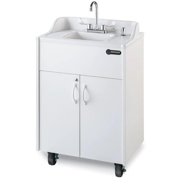 Premier Series Portable Hot Water Sink ABS Basin, White