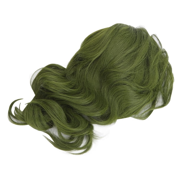 Peluca Corta, Pelo Sintético De Alta Temperatura, Peluca Corta Y Rizada Transpirable, Cosplay De Moda Para Entretenimiento