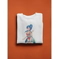 thumbnail image 3 of Cool Technology Girl Cartoon  Sweatshirt Men -Image by Shutterstock, Male Medium, 3 of 4