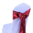 thumbnail image 5 of UDIYO Wedding Banquet Hotel Chair Back Decoration Satin Sashes Bowknot Silk Ribbon, 5 of 7