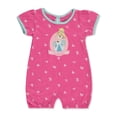 thumbnail image 2 of Disney Cinderella Baby Girls' 3-Pack Rompers - pink, 6 - 9 months (Newborn), 2 of 5