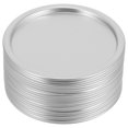 thumbnail image 1 of CRAFTHROU 20Ud Tapas Reutilizables De Aluminio Plata Para Fresco En, 1 of 6