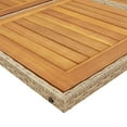 thumbnail image 6 of vidaXL 5 Piece Patio Dining Set with Cushions Beige Poly Rattan, 6 of 9