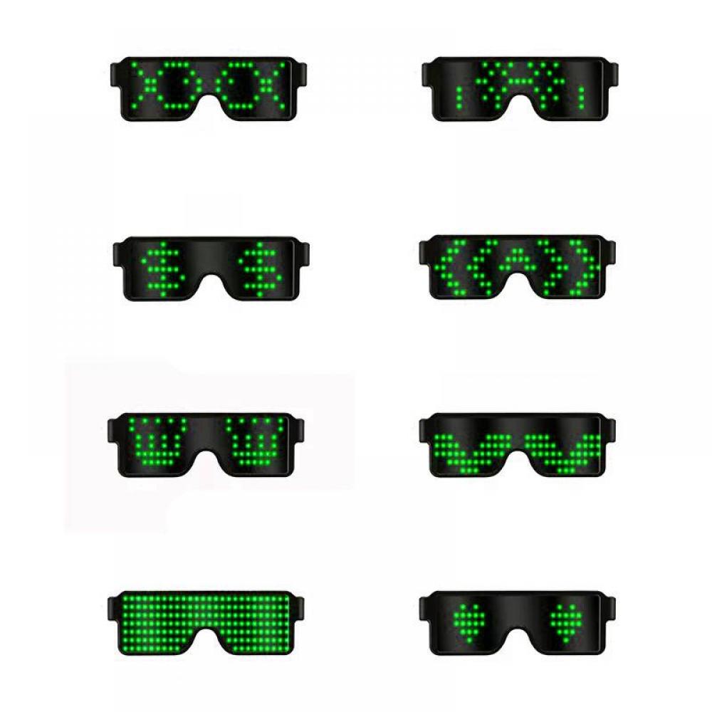 LED Glasses, 6 Color Light Up Glasses Shutter Shades Glow Sticks Glasses Led Party Sunglasses Adult Kids New Years Eve Glow In Dark Party Supplies Favors Birthday Neon Party Glow Toys - image 3 of 7
