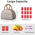thumbnail image 5 of Insulated Lunch Bag Women, Reusable Offshore Lobster Tote Lunch Box, Leakproof Cooler Lunch Bags for Work Office Travel Picnic, 5 of 6
