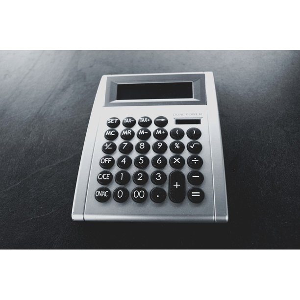 Calculator Numbers Count Pay Type In Device20 Inch By 30 Inch