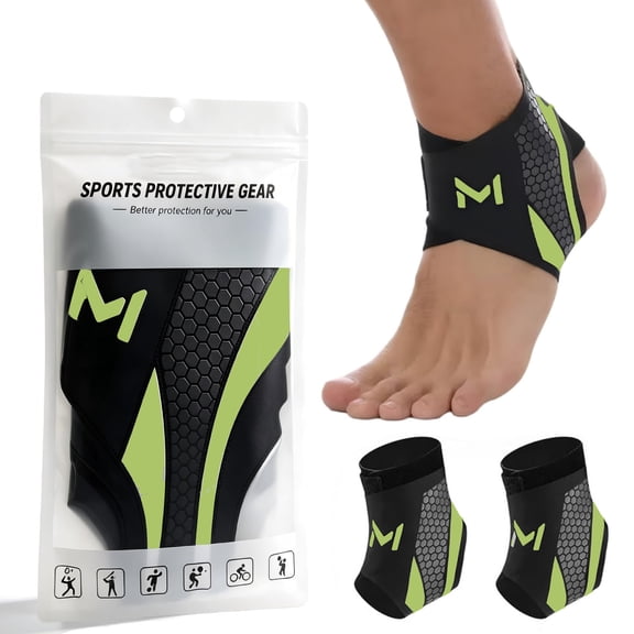 2-Pack Flexguard Pro Ankle Brace For Men & Women, Adjustable Lace Up Ankles Sock,Basketball Ankle Stabilizer,Flex Guard Ankle Brace,Flexguard Ankle Brace,Flexguard Hq