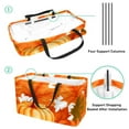 thumbnail image 4 of Maple Ieaf Pumpkin Large Foldable Oxford Cloth Shopping Bag Laundry Basket Grocery Baskets, 4 of 7