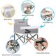 thumbnail image 4 of Asiento elevador portátil para bebés Sunchildor con bandeja y toldo gris, 4 of 7