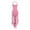 Pink, variant on ZZwxWA Womens Sexy Halter Neck Tassels Ruffle Backless Bodycon Mini Dress Sleeveless Backless Hem Party Short Dresses