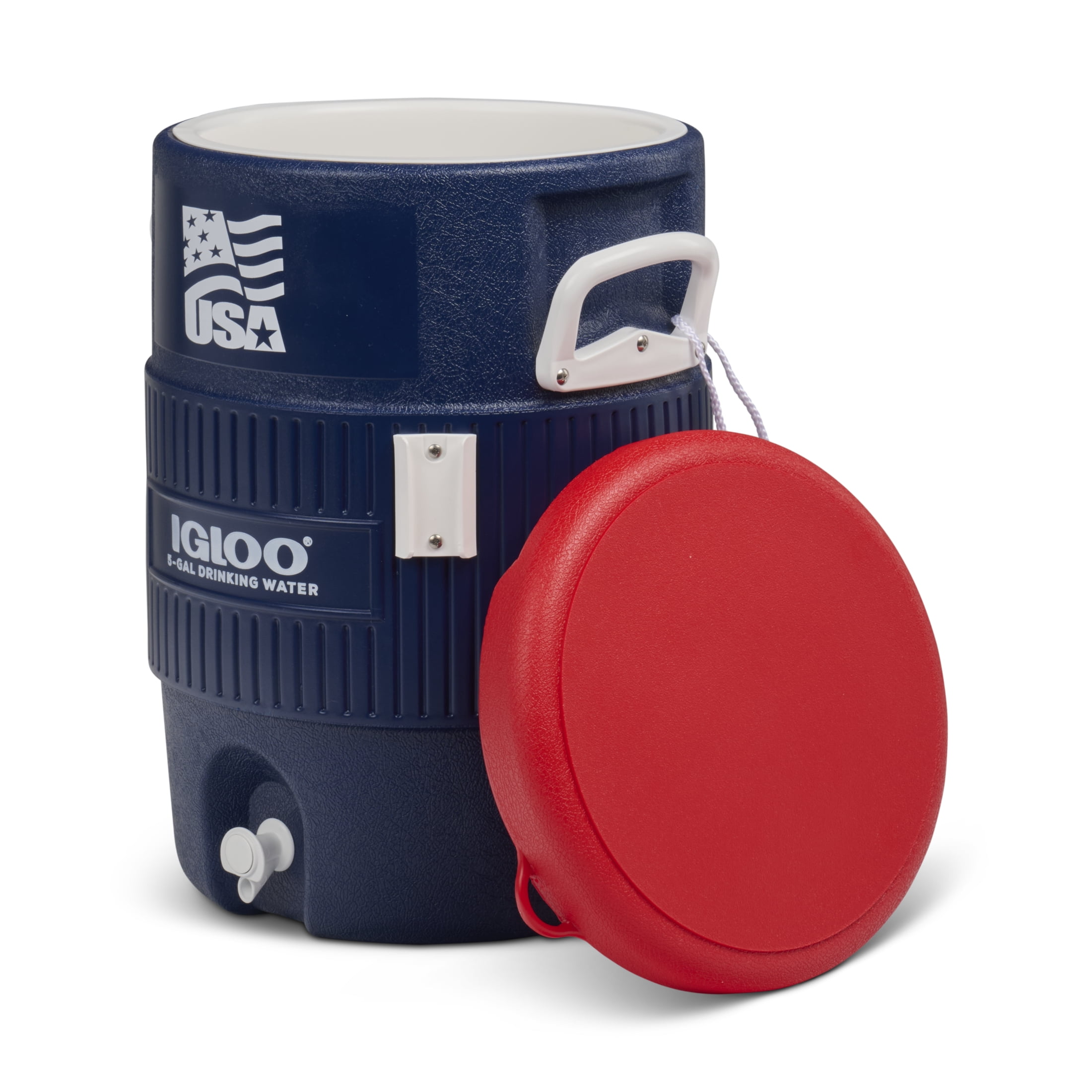 Igloo 5 Gallon Heavy-Duty beverage Jug, Red White and Blue