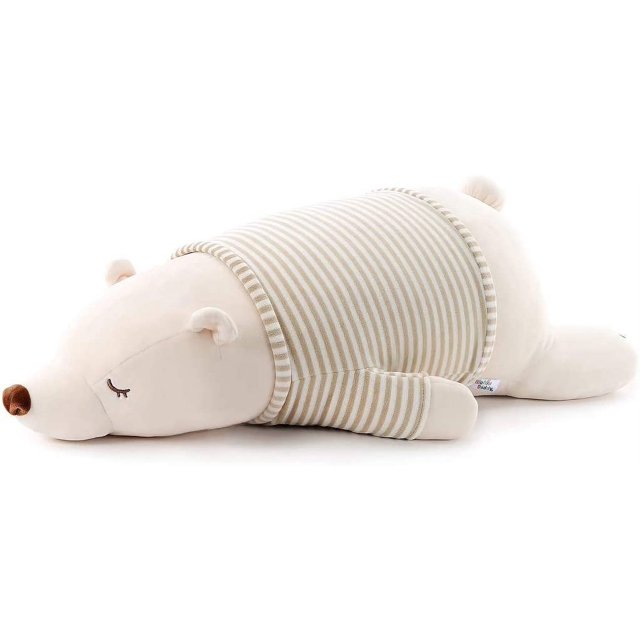 Animal de peluche Oso polar Juguete de peluche Almohada Niños Lindo Kawaii Lindo Almohada de peluche Regalo de cumpleaños (35 cm)