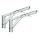 thumbnail image 1 of Mensula Soporte Repisa Acero Brazo Abatible Par 30cm, 1 of 6