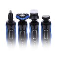 thumbnail image 4 of Soumake 1 Set Electric Shaver Sharp Floating 3 Heads Blade Waterproof Multifunctional 3-in-1 Beard Clipper Nose Hair Removal Trimmer Men Supply, 4 of 8
