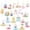 B, variant on Easter Bunny And Egg Spiral Hanging Set Festive Honeycomb Balloons And Banner Kit For Easter Party Decorations