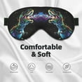 thumbnail image 3 of Eye Sleep Mask for Women Men - colorful flames dinosaur Adjustable Soft Buckle Travel Eye Masks for Sleep Mask Blackout, Sleeping Mask for Women Men, Funny Blindfolds for Party Games, 3 of 5