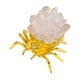 thumbnail image 2 of Decoraciones de Halloween, adornos de Halloween, regalos de Halloween, cristal natural, amatista, grava, cristal blanco, decoración de escritorio, regalo de Halloween, araña de cristal único de plásti, 2 of 6