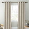 thumbnail image 2 of Urbanest Adjustable Single Curtain Rod Set Aspire Finials – 5/8-Inch Diameter, With Antique Gold Rod, 48–84 Inches, 2 of 6