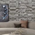 thumbnail image 3 of 1 Roll American Retro Brick Pattern Self-adhesive Wallpaper, Instant Paste, Pvc Wallpaper, For Live Background Wall Coffee Shop Living Room Fireplace Background Wall Decoration, 3 of 4