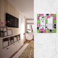 thumbnail image 5 of Yayeee Rocker Switch Wall Plate 1-Gang 4.6"x2.9" Home Decorative Outlet Cover, Abstract Geometric, 5 of 6