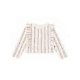 thumbnail image 2 of Modern Moments by Gerber Toddler Girl Long Sleeve Ruffle Crop Top, Sizes 12 Months - 5T, 2 of 12