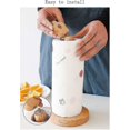 thumbnail image 5 of Kchenrollenhalter Holz Kchenrolle Servietten Halter Stehend,34,5 * 13cm Hy, 5 of 5