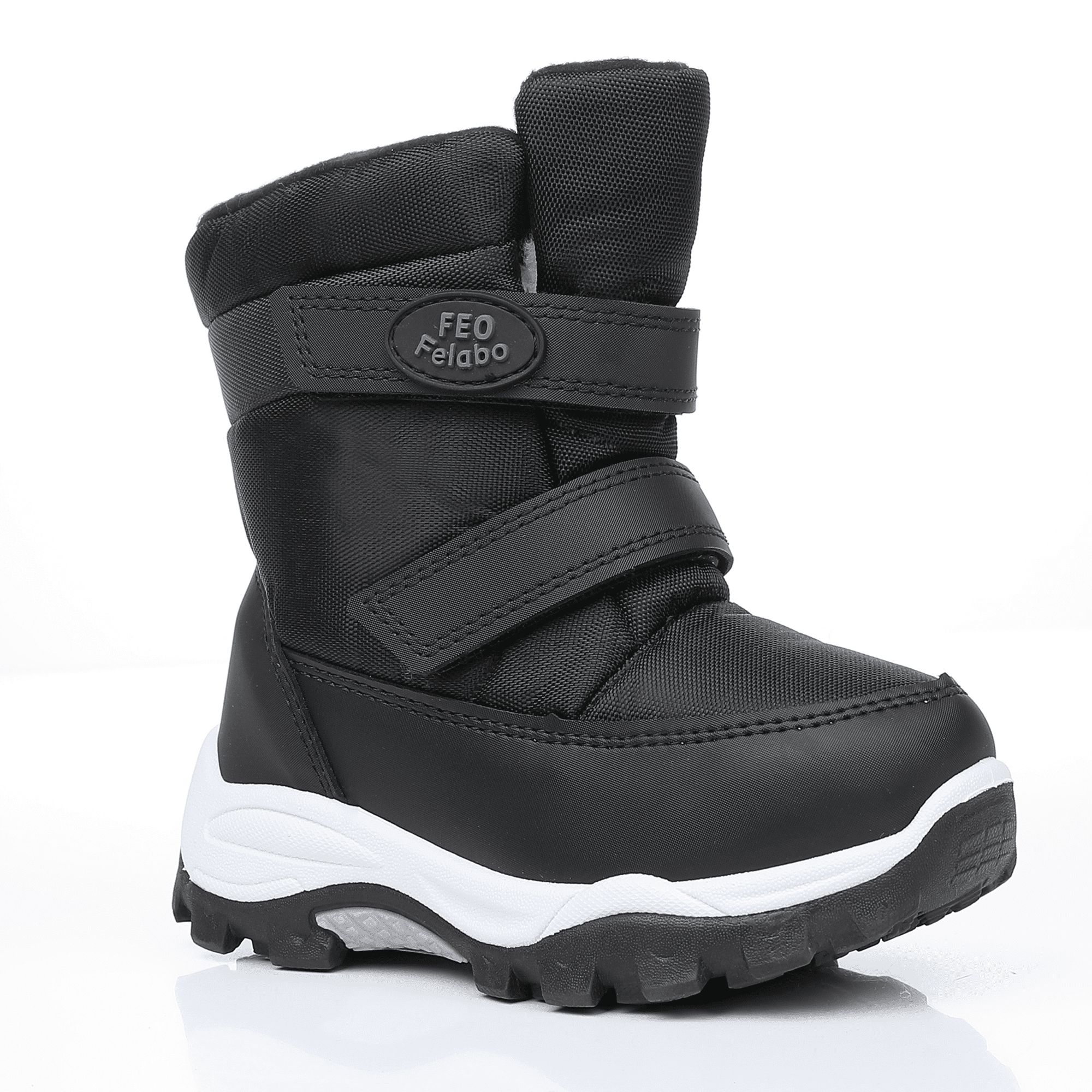 Felabo Kids Boys & Girls Toddler/Little Kid Ankle Winter Stay Warm Water Resistant Snow Boots