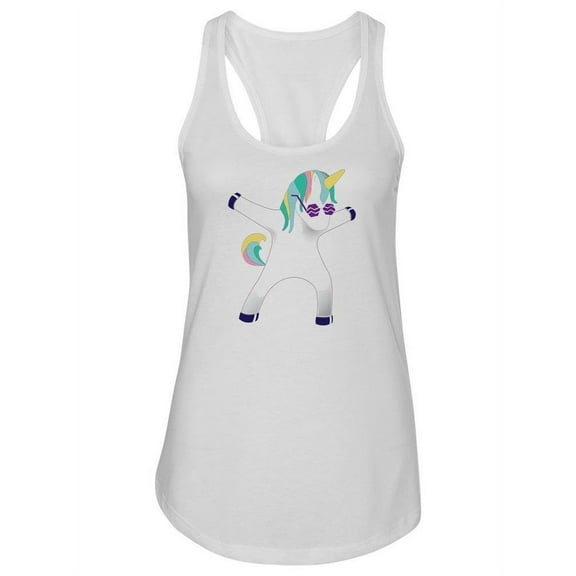 Disco Unicorn Design Tank Women -Image by Shutterstock, Female x-Large