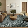thumbnail image 4 of Addison Rugs Indoor/Outdoor Rylee Abstract Washable Rug 5' x 7'6" - Charcoal, 4 of 5