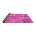 thumbnail image 2 of Ahgly Company Indoor Rectangle Patchwork Pink Transitional Area Rugs, 2' x 5', 2 of 4