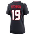 thumbnail image 3 of Women's # Xavier Hutchinson  Navy Houston Texans Team Game Jersey,M, 3 of 7