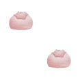 thumbnail image 3 of Wweixi Transform Living Room Fashionable Chair Covers Stylish Puff Sofa Lazy Sofa Light Pink 2Set, 3 of 6