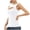 White, variant on Naittoop Womens Cut Out Front Tank Top Sleeveless Round Neck Slim Fitted Summer Shirts Sexy Going Out Y2K Solid Color Tunics