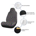 thumbnail image 6 of Pofeuu Mardi Gras Carnival3 Print Automotive Car Seat Covers Flat Cloth Full Set Seat Covers,Car Seat Covers front seats for Cars Trucks and SUVs-2 PCS, 6 of 9
