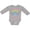 AC-Heather Grey, variant on Inktastic Great Granddaughter Great Grandpa Girls Long Sleeve Baby Bodysuit