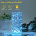 thumbnail image 1 of Lámpara De Escritorio Lámpara de noche con control táctil 1.5W 500mAh Soporte de cristal de mesa Accesorios para el hogar, 1 of 7