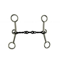 Showman Stainless Steel JR Cow Horse Bit w/ 5" Sweet Iron Mouth
