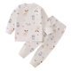 thumbnail image 1 of Odeerbi 6M-8Y Boys Girls Algodón Pijama Sets Print Long Johns Pijamas Homewear Niños Camisa de Manga Larga Cuello Redondo Dos Piezas Set, 1 of 3