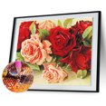 thumbnail image 1 of Rosa diamante bordado 5D diamante DIY pintura artesanía decoración del hogar Likrtyny Arte deco, 1 of 8