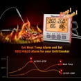 thumbnail image 5 of ThermoPro TP17W Large LCD Backlight Grill Food Thermometer with Dual Probes Timer Mode for Oven Grill Smoker BBQ, 5 of 9