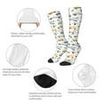 thumbnail image 5 of Vsdgher Transport 1 Print Thigh High Socks Extra Long Stretchy Sock Women Over Knee High Opaque Stocking Daily Wear, 5 of 5