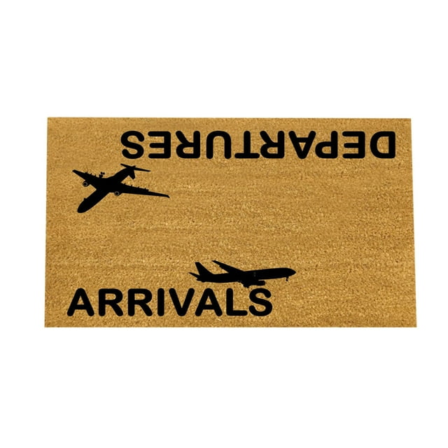 Indoor Outdoor Welcome Doormat - Cute Fun Pet Prints & English Letter Design, Non-Slip Durable Mat for Front Door, Patio, Home Decor - All-Weather Floor Mat for Entryway, Porch, Kitchen