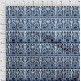 thumbnail image 3 of oneOone Cotton Cambric Navy Blue Fabric Leaves & Floral Block Sewing Fabric By The Yard Printed Diy Clothing Sewing Supplies 56 Inch Wide, 3 of 4